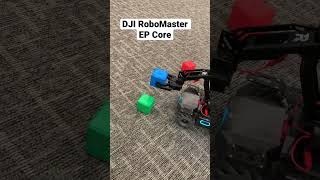 DJI RoboMaster EP Core:  Stacking a Block