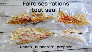 RATIONS rando/bushcraft/prepper Faites Maison