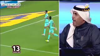عبدالعزيز السويد: جمهور #الأهلي يُجبر أي لاعب انه يخرج أكثر ما عنده، والجمهور هو جمال كرة القدم