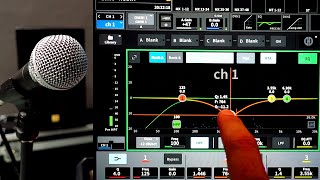 DIGITAL MIXING CONSOLE YAMAHA DM7 - 2. CONNECTIONS & CONTROLS - PATCH, GAIN ENCODER MODE, HPF & EQ