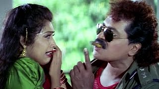 Inspector misbehaves with Meena | Muthu | Tamil Movie | Part 15