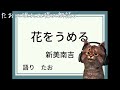 【朗読】花をうめる【新美南吉】