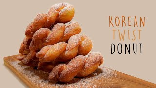 How to Make Korean Twisted Doughnut