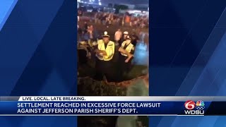 Settlement reached in excessive force lawsuit against Jefferson Parish Sheriff's Office