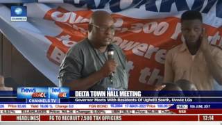 Delta Governor Meets With Residents Of Ugheli South, Uvwie LGs