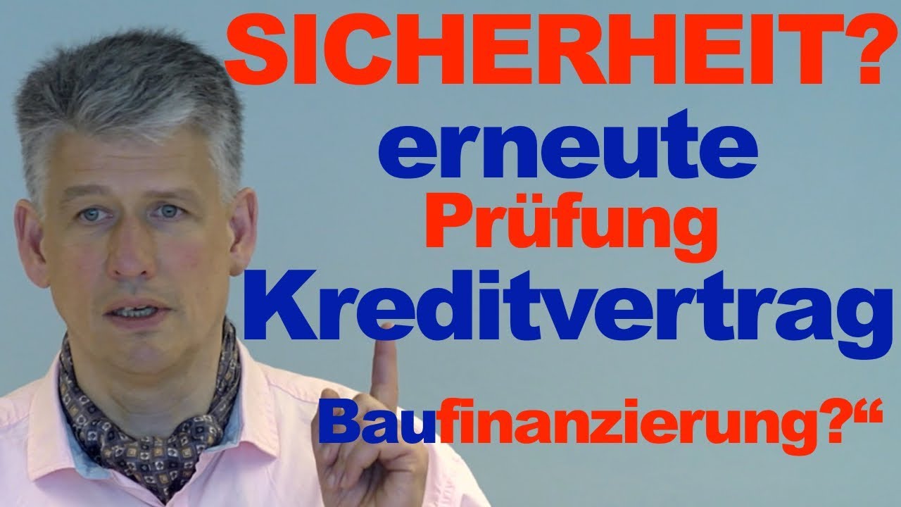 Sicherheit Bei Immobilienfinanzierung Sicherheit Hausfinanzierung - YouTube