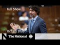 CBC News: The National | House of Commons debate leads to confidence vote | Oct. 20, 2020