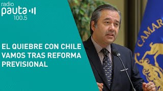 Diputado Romero (Rep) y quiebre con Chile Vamos tras reforma previsional