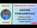 Day-24 | Docker Zero to Hero Part-1 | Must Watch | Basics to Best Practices | #docker #devops