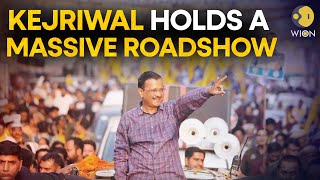 Delhi CM LIVE: CM Arvind kejriwal Holds Roadshow In South Delhi With Punjab Counterpart Mann | WION