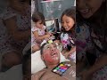 AYAH DI MAKEUPIN LEIKA SAMA LEXIE JADI GANTENG APA ANEH? KASIH NILAI DONG #leika #shorts #viral