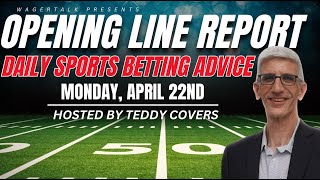NBA Playoffs Predictions, Picks and Bets | MLB Early Line Moves (4/22/24 Opening Line Report)