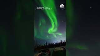 Photographer Opens Front Door to Reveal Stunning Aurora