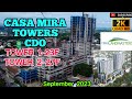 CASA MIRA TOWERS CDO- 23F & 27F| by Cebu Landmasters Inc, | Project Update as of Sept 2023