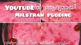 യൂട്യൂബിൽ അധ്യമായി ഒരു വിത്യസ്ത പുഡ്ഡിംഗ്/MILSTRAW Pudding//Christmas special Pudding//Ralish Sestra