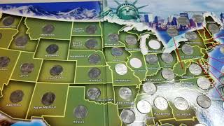 Coleccion de Monedas de 25 Centavos de los Estados y Territorios de USA