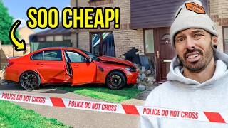 I BOUGHT A WRECKED BMW M3 THAT CRASHED INTO A HOUSE