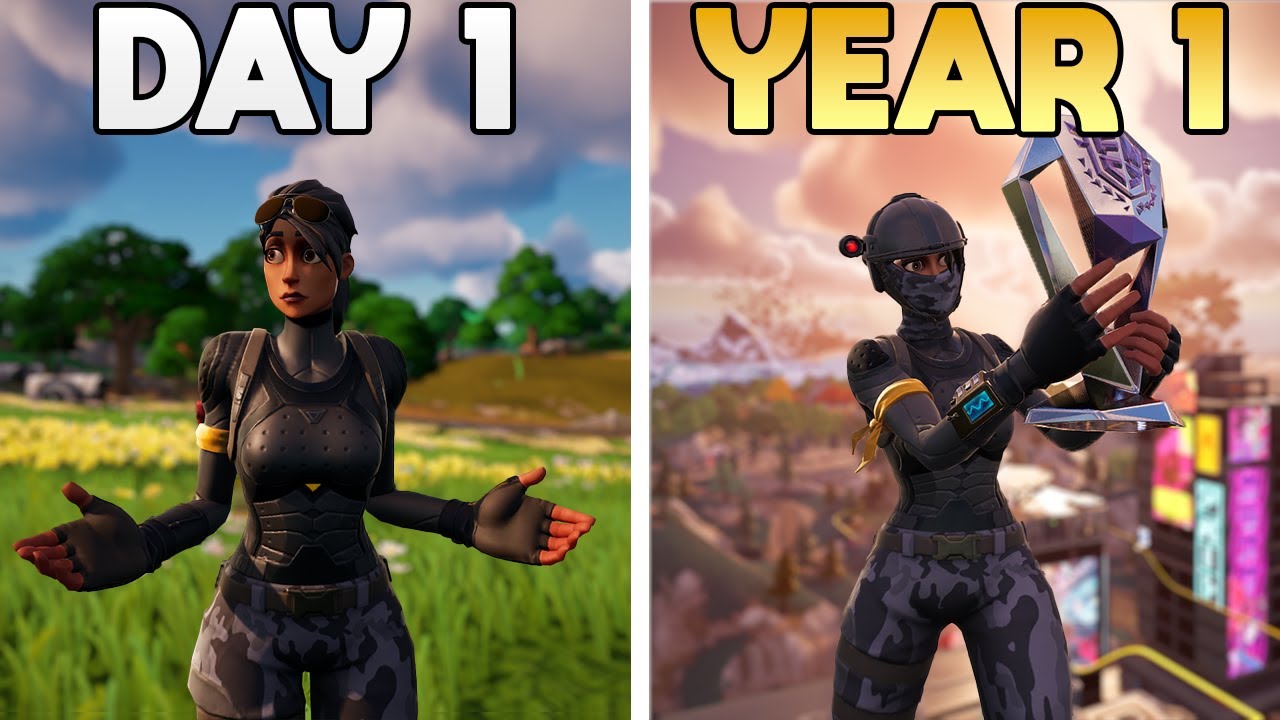 1st Year Of Competitive Fortnite Progression.. - YouTube