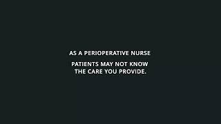 Thank you, periop nurses.