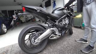 Honda CBR650F Stock Exhaust vs Akrapovic Comparison