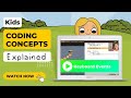 Keyboard Events - Coding Concepts Explained for Kids
