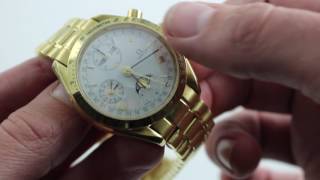 Omega Speedmaster Triple Date Moonphase Luxury Watch Review