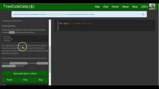 Escape Sequences in Strings, freeCodeCamp Basic Javascript