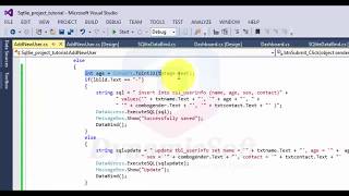 C# insert, update, delete - crud operation using sqlite - SQLite tutorial-3