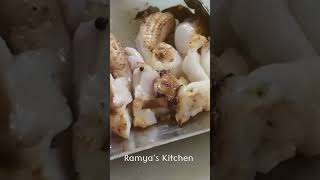 Thai Food - GIANT CUTTLEFISH fiy - thai food - giant sea snail spiky conch bangkok seafood thailand