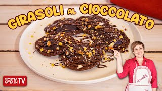 CHOCOLATE SUNFLOWERS by Benedetta Rossi - Homemade TV Recipe for You