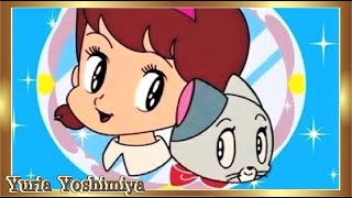 ★ひみつのアッコちゃん～OP【アニメ映像】岡田恭子  堀江美都子 ★カラオケ 歌詞 Cover(by yuria)