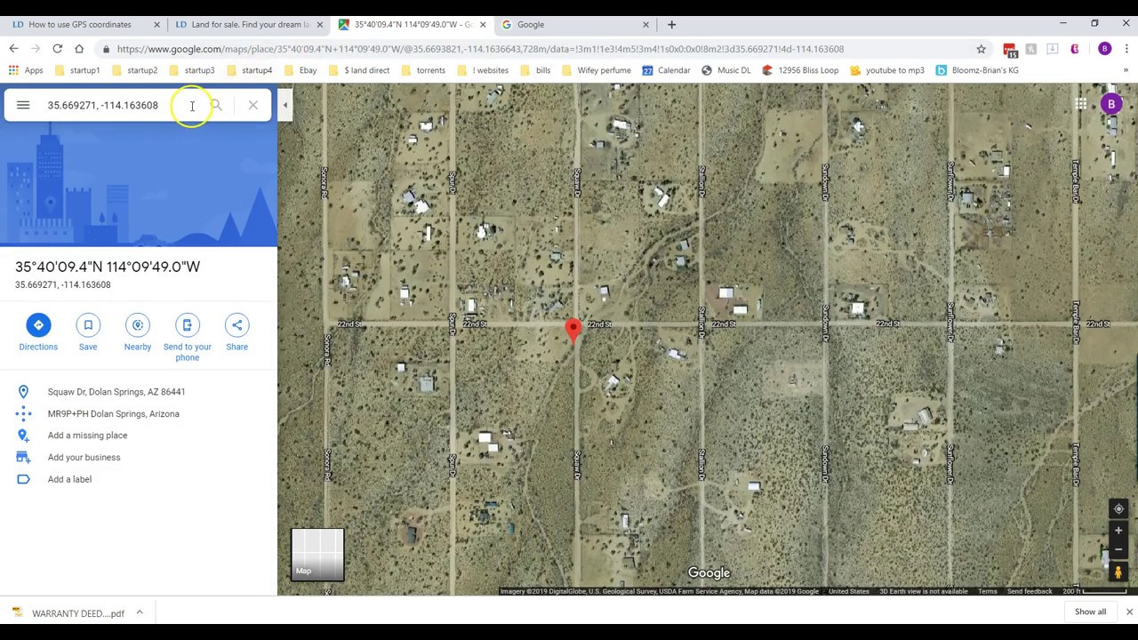 How To Use GPS Coordinates To Find Your Land - YouTube