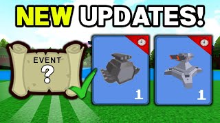 *NEW* UPDATES \u0026 ITEMS FIRST LOOK!! | Build a boat for Treasure ROBLOX