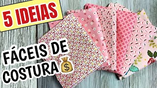 DIY - 5 IDEIAS DE COSTURA PARA VENDER OU PRESENTEAR - SHOW DE ARTESANATO