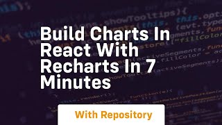 build charts in react with recharts in 7 minutes