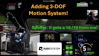 It's Mental! Adding Qubic System QS-210 3DOF Motion To The SimRig - Build \u0026 Test in ACC / LMU