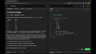 Roman to Integer Solution in JavaScript - LeetCode 🚀 @vslogs
