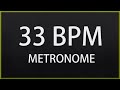 33 bpm metronome