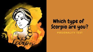 Which Type Of Scorpio Are You | ♏ Personality Test | Astrology Quiz | Scorpio Personality Traits