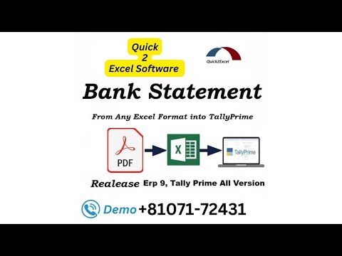 #How To Import Bank Statement In Tally Erp9 & Tally Prime Free Tool ...