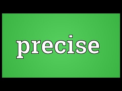 What is the root word of precise?