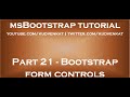 Bootstrap form controls