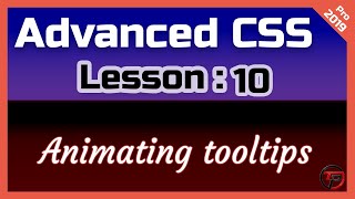 CSS Advanced Tutorial: Animating tooltips