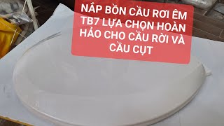 Nắp bồn cầu Bigone TB7 lựa chọn hoàn hảo cho cầu cụt và cầu rời - Bồn Cầu TV