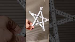 Zollstock Stern Trick Meterstab folding ruler star tricks yardstick Anleitung tutorial