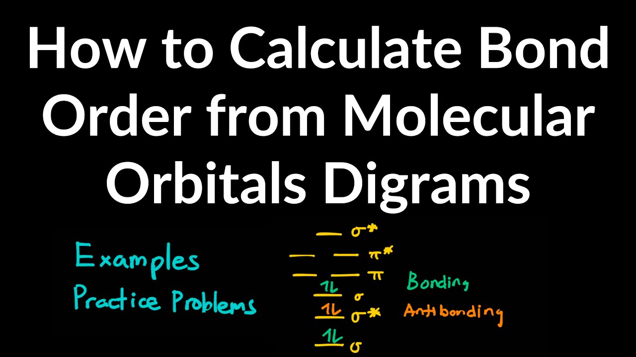 How To Calculate Bond Order From Molecular Orbital (MO) Diagram ...