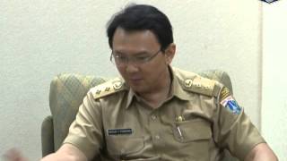 24 Apr 2013 Wagub Bpk. Basuki T. Purnama menerima Satpol PP