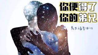 默想神的話by 製作經文卡：你便得了你的弟兄。馬太福音18:15