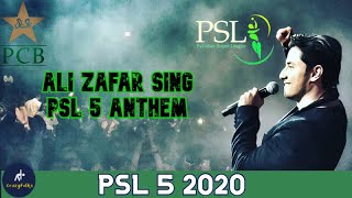Ali Zafar New Song For PSL | PSL 5 2020 | Anthem