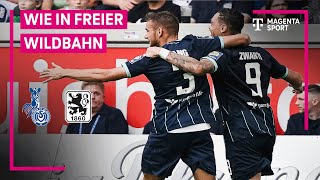 MSV Duisburg - TSV 1860 München, Highlights mit Live-Kommentar | 3. Liga | MAGENTA SPORT